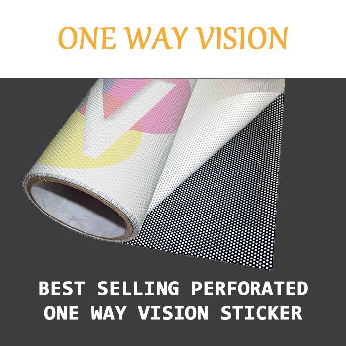 Perforeret One Way Vision Sticker